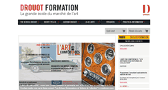 Desktop Screenshot of drouotformation.com