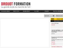 Tablet Screenshot of drouotformation.com